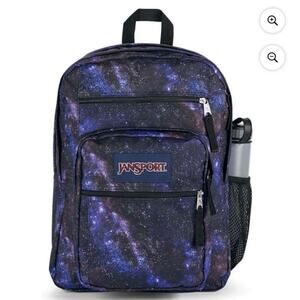 JanSport Laptop Backpack 2 Compartment Adjustable Strap Night Sky Celestial